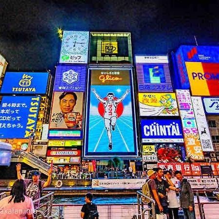 ー 8Greige ー 2Min Dotonbori Namba Kuromon Osaka Usj Wifi Unlimited Apartment Luaran gambar